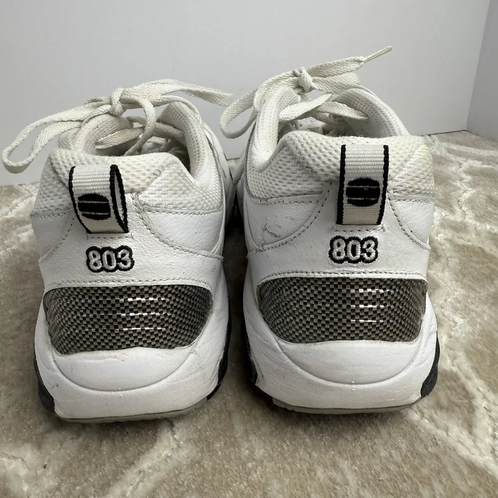 New Balance 803 White Low Men's Shoes MC803W Size 11 Lightning Dry‎ - Used